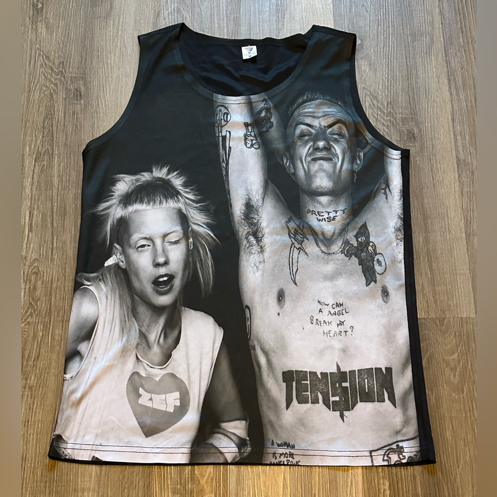 Die Antwoord Black Graphic Tank Top